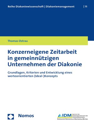 cover image of Konzerneigene Zeitarbeit in gemeinnützigen Unternehmen der Diakonie
